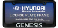 License Plate Frame - Black Powder Coated - 00402-51923